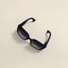 Black sunglasses, fashionable polarized sunglasses, UV protection, large frame, suitable for both women and men Specification image